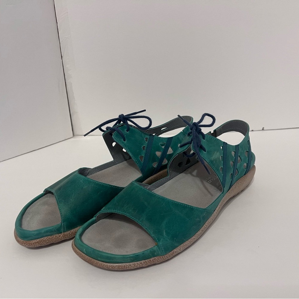 Naot Mangere lace up sandals, sz. 10
